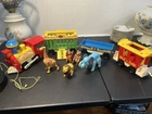 Fisher Price Little People Circus Train #991 with Animals 1973 Vintage
