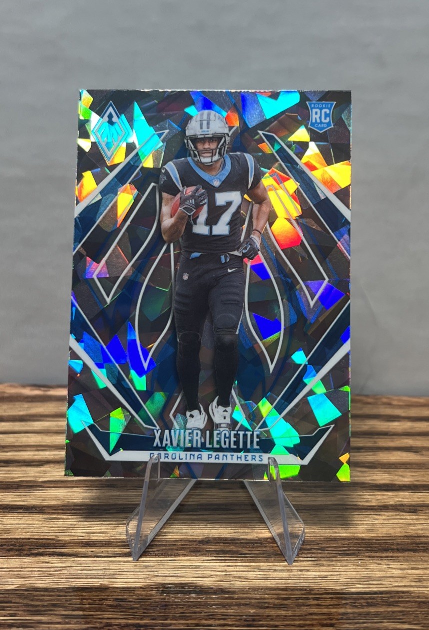 2024 Panini Phoenix Xavier Legette Cracked Ice #249 Rookie Card Panthers RC
