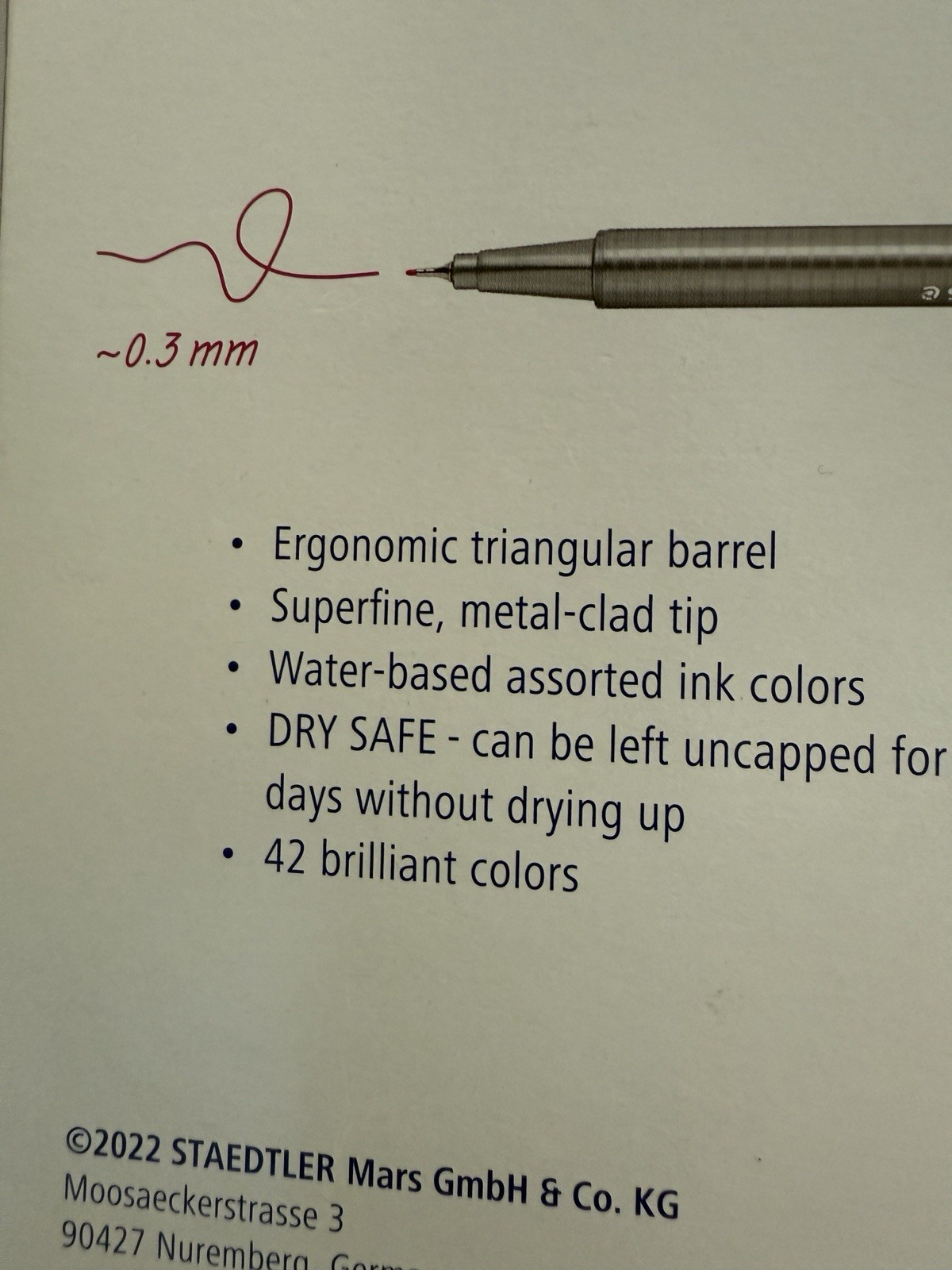 Staedtler Triplus Fineliner Felt Tip Pens, 42pk