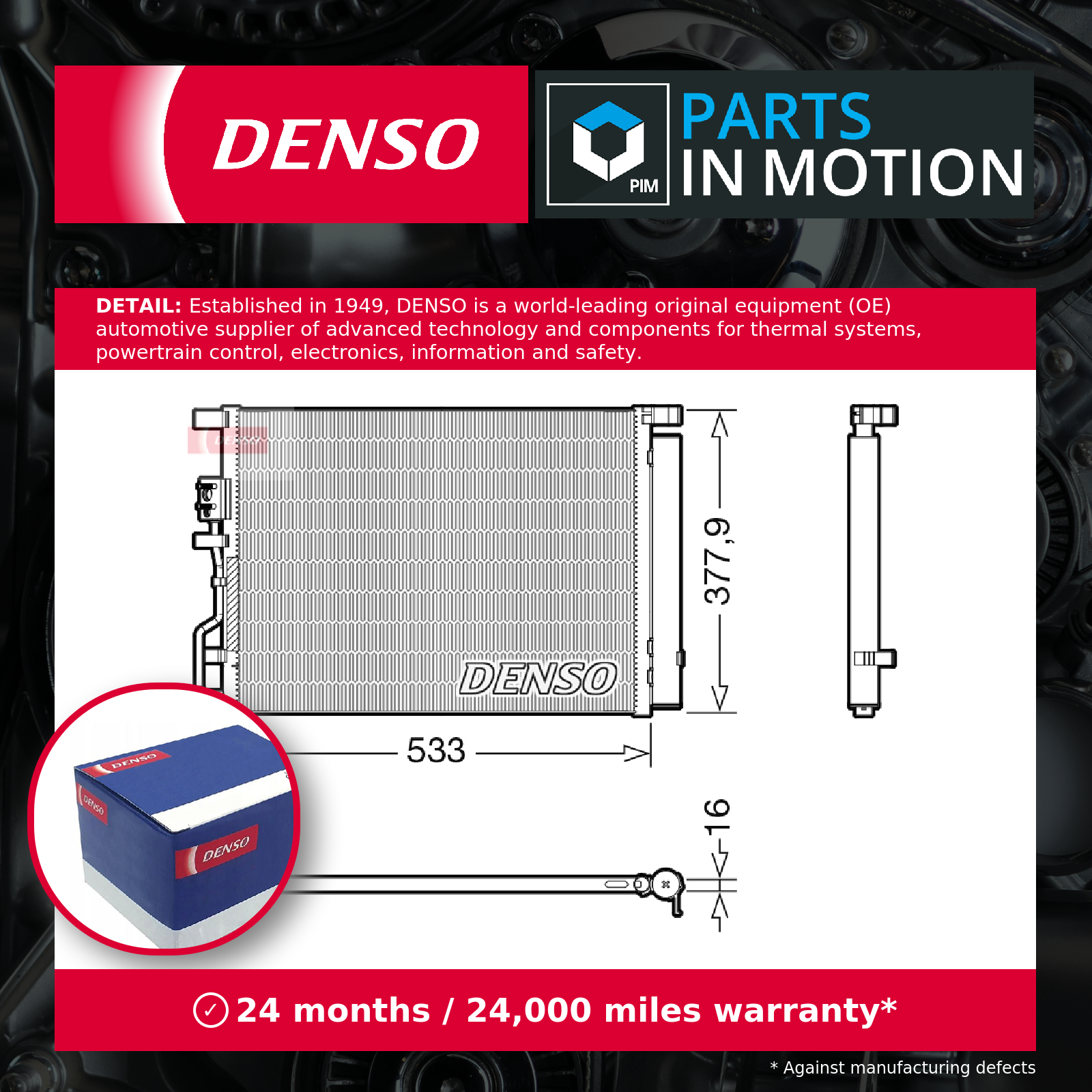 Fits DENSO DCN41018 condenser TUCSON/ SPORTAGE 15- ... ⭐UK Stock⭐ - Image 5