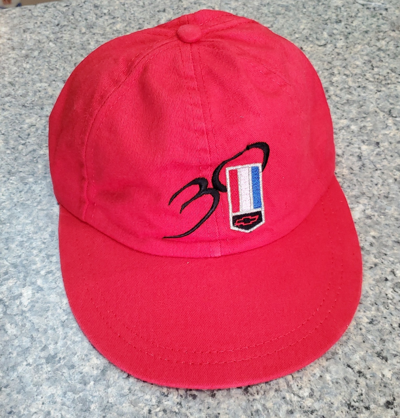 Red baseball cap featuring a "30th Anniversary" l… - image 2