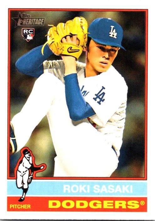 2025 Topps Heritage - Roki Sasaki #224 (RC) (L1)