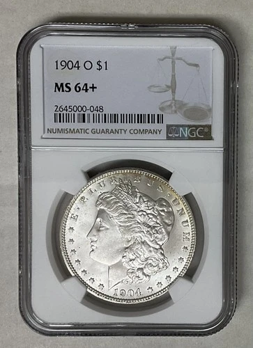 Morgan Silver Dollar  1904-O  MS64(PLUS) White Beauty/Flawless