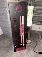 Rose Gold Glitter Lamp