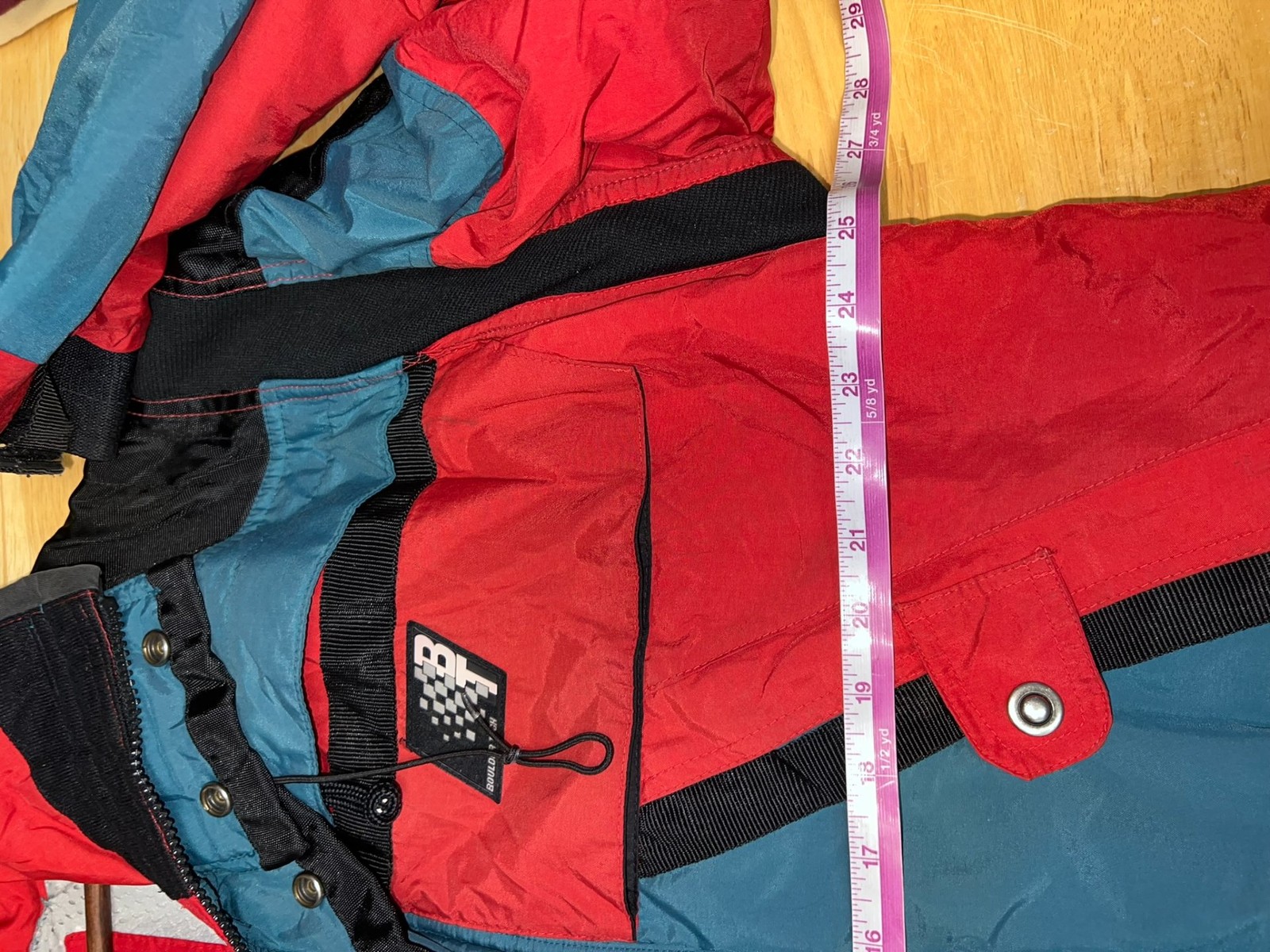 Boulder Tech Microlite Colorblock Ski Jacket Red … - image 14