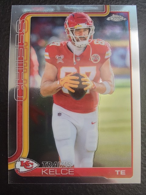 2025 Topps Chrome Football Travis Kelce #150 Base Card