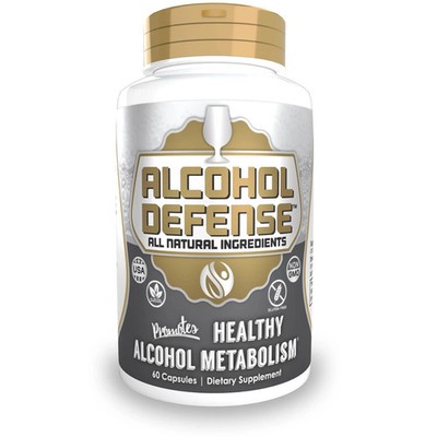 Alcohol Defense 60 Capsules Dihydromyricetin Ginger Extract Support