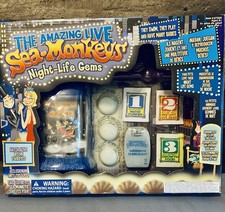 NEW The Amazing Live Sea-Monkeys Night-Life Gems 2010 Glow In The Dark New NIB