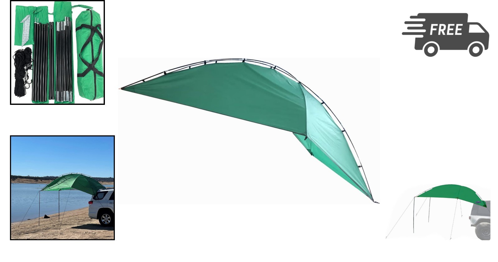 SUV Shade Shelter Tent Camping Awning Portable Multi Use Outdoor Cover