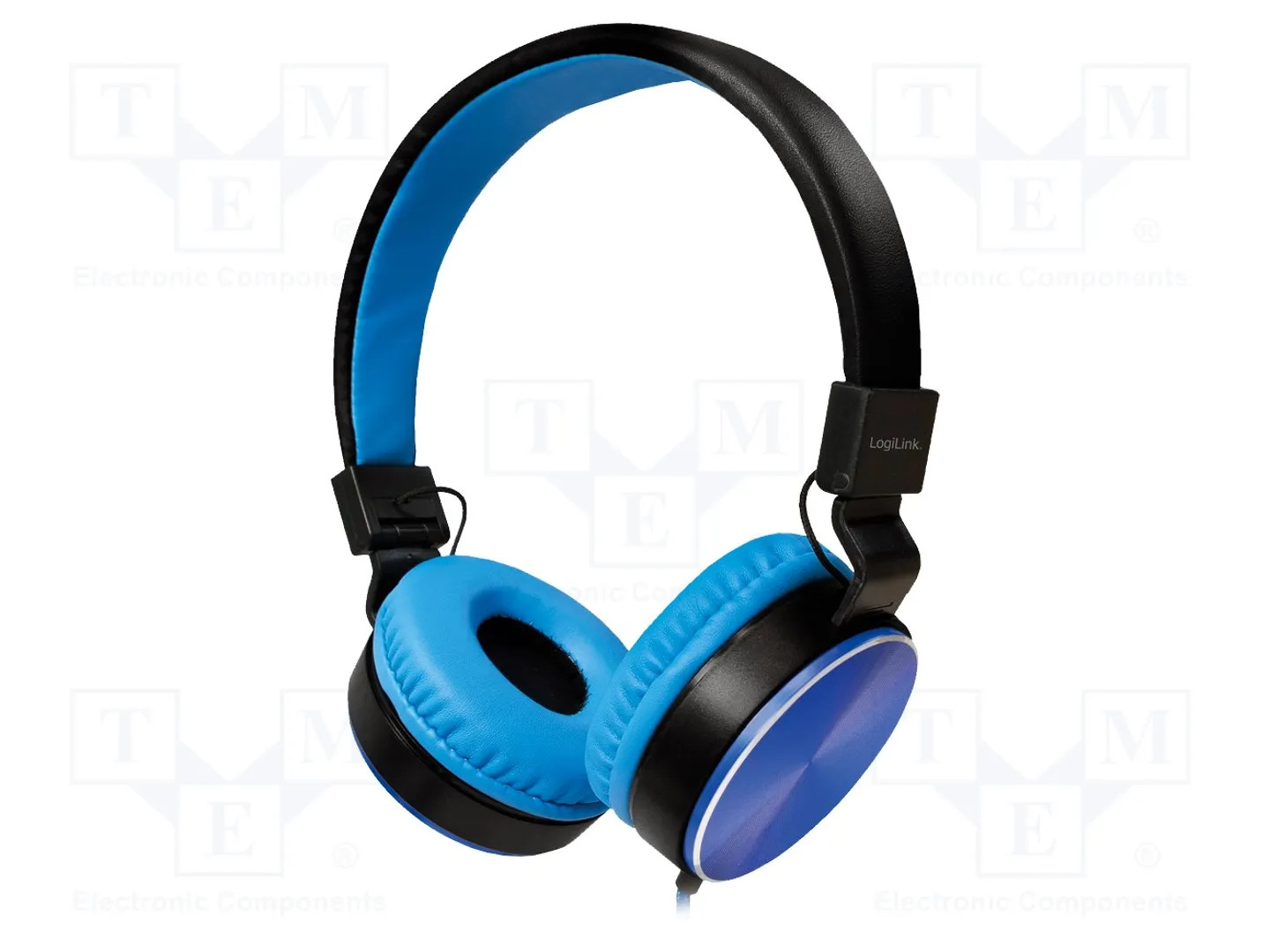 Logilink Blu Stereo Pieghevole (Cablato), Cuffie, - Immagine 2