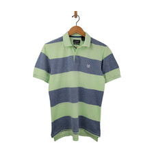 Chaps Men's Striped Natural Stretch Polo Size S