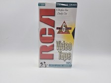 NEW SEALED One RCA T-120H VHS Blank Tapes 