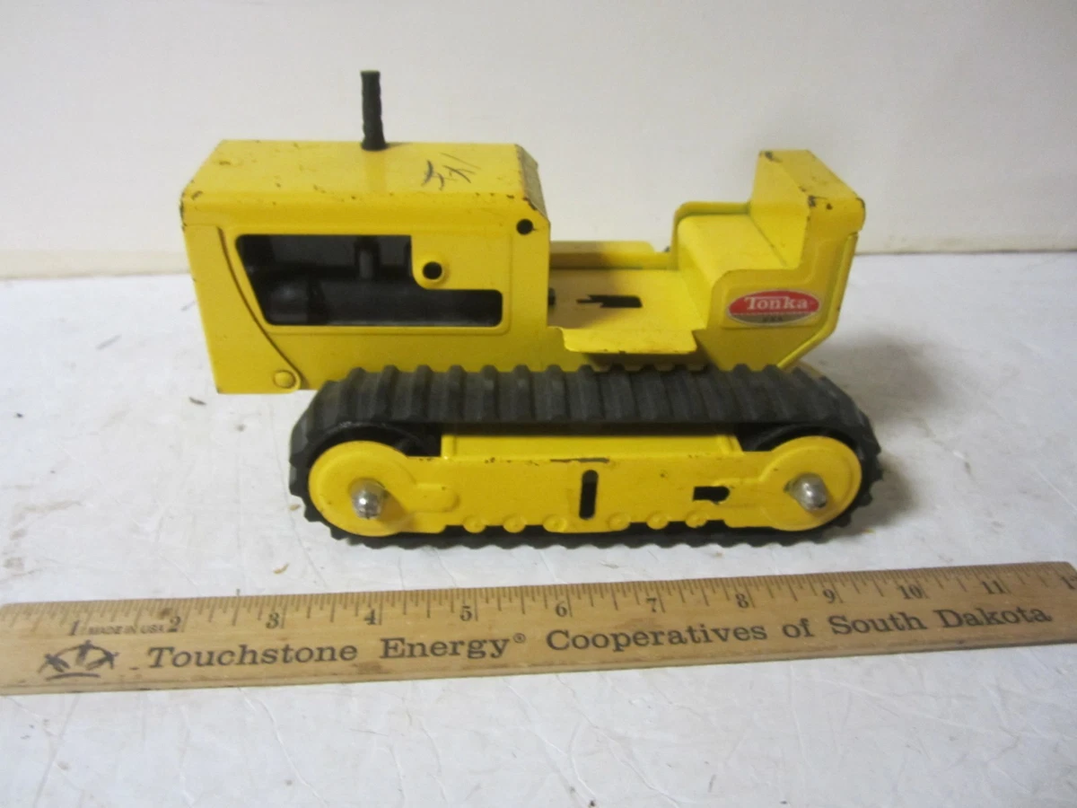 Tonka ショベルカー 黄色 Tonka Yellow Dozer Vintage Manufacture Diecast Construction