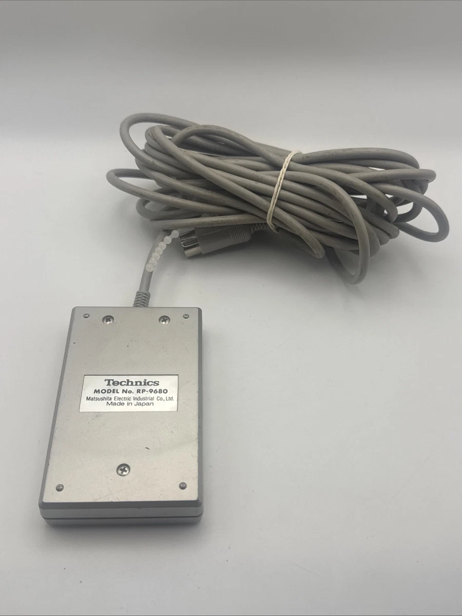 Mando a distancia vintage con cable Technics RP-9645 para RS-M250