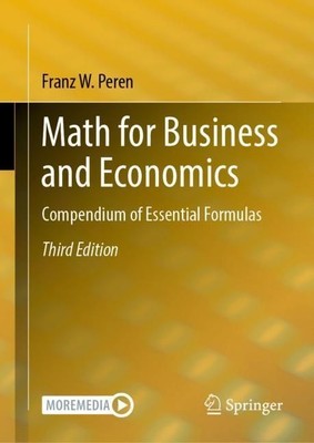 Math for Business and Economics | Franz W. Peren | 2024