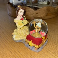 Disney Exclusive Beauty & the Beast Belle & Lumière Mini Snow Globe