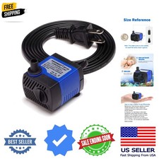 Small Fountain Pump, 80 GPH Submersible Water Pump for Aquarium Fish Tank, Ou...