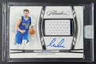 LUKA DONCIC 2023-24 PANINI FLAWLESS HORIZONTAL GAME-USED PATCH AUTO 10/25 MAVS
