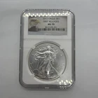 MS70 2012 American Silver Eagle Graded by NGC a First Releases Eagle Label