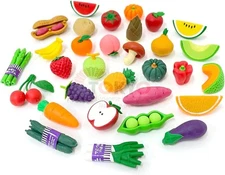 15 Assorted Iwako Eraser Vegetable and Fruit Collection  will be randomly S-1049
