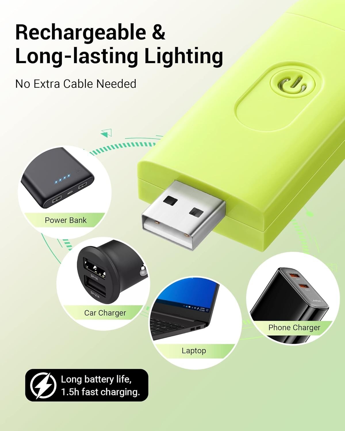 USB Rechargeable Book Reading Light with Clip, LED Clip on Book Light for Rea...