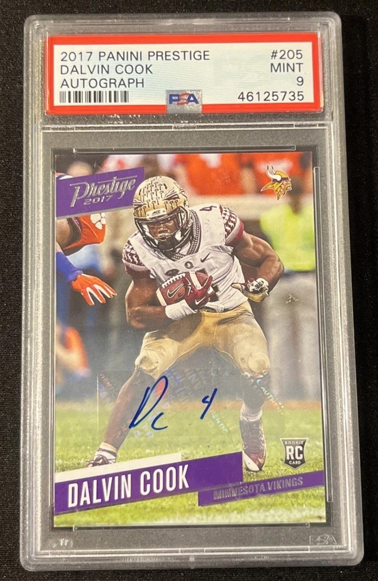 Dalvin Cook Panini Prestige #205 Signature