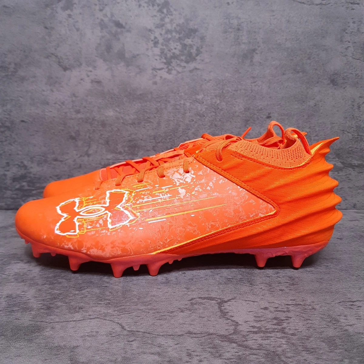 Under armour Orange 14 US Football Shoes & Cleats for Men for sale