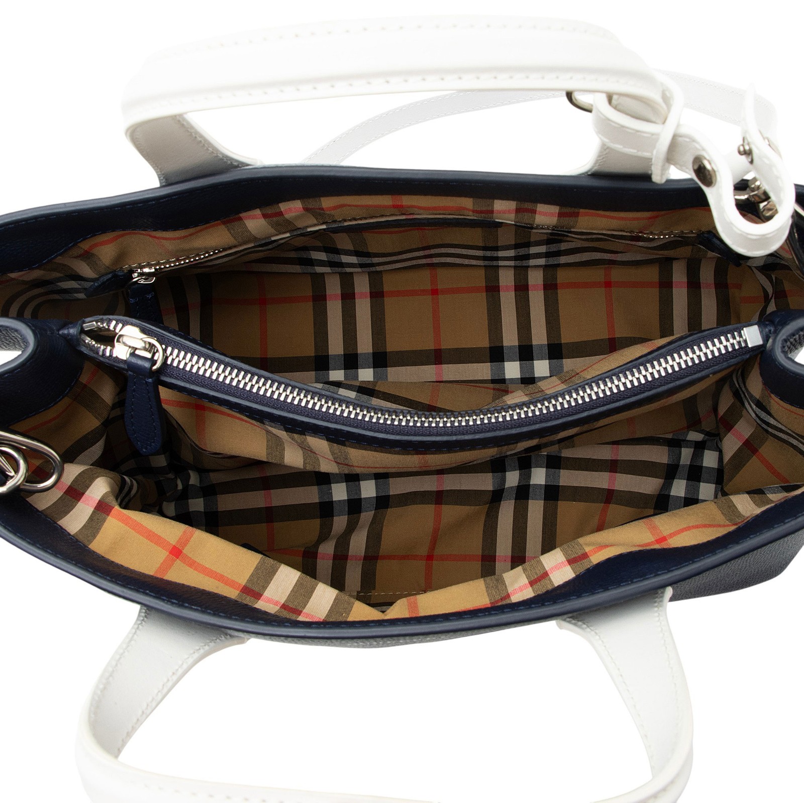 Burberry Leather Banner Medium Tote image 7