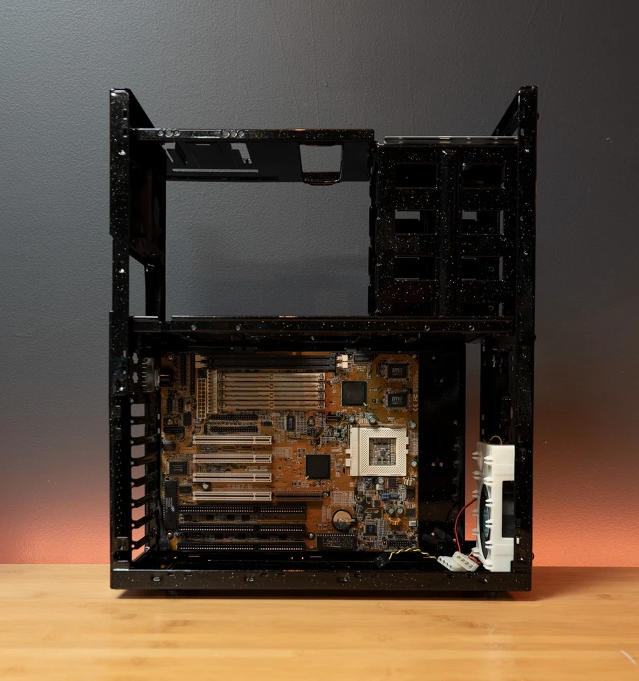 Vintage Modern Custom Enlight EN-6680 AT Mid Tower PC Computer Case Frame - Image 4 of 4