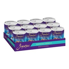 Zignature Whitefish Formula Wet Dog Food 13oz, 13 Ounce (Pack of 12), Purple  6.47 per gallon