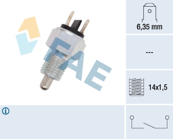 Schalter RüCkfahrleuchte FAE 40500 FüR Alfa Lancia Nissan Fiat 126 112 75 33 600-image