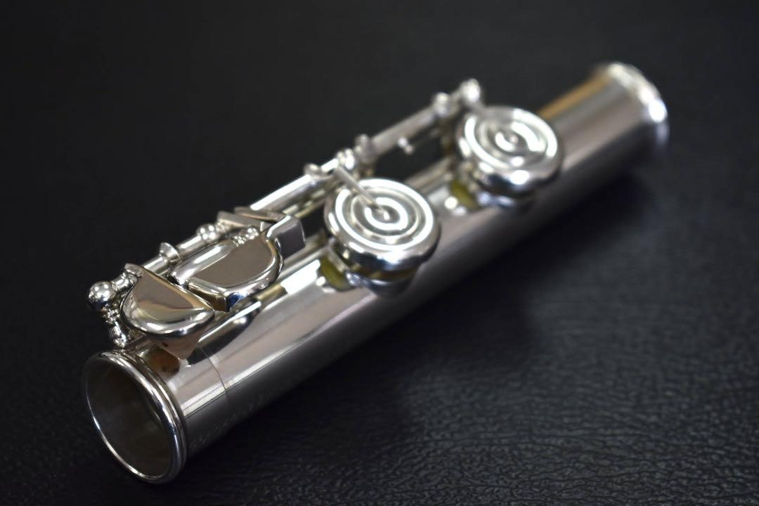 YAMAHA YFL-611 II Flute All Sterling Silver Used w/Case All