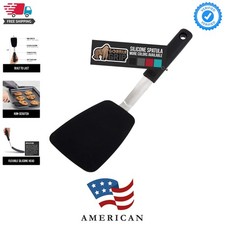 Food Grade Flexible Silicone Spatula, Heat Resistant Head for Nonstick Frying...