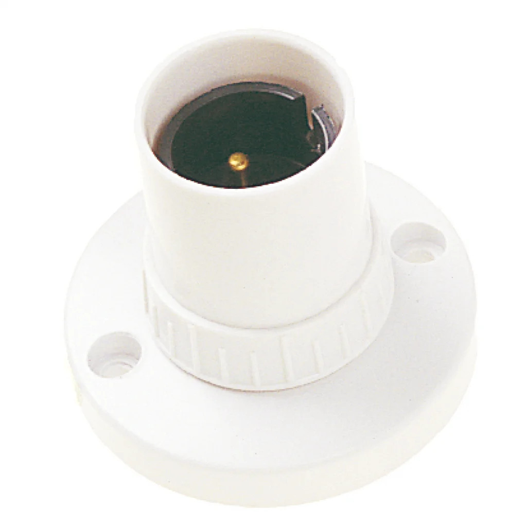 Ceiling Light Batten Holder T2 Short Skirt 3 x Terminals Lyvia Electrical 1423T2