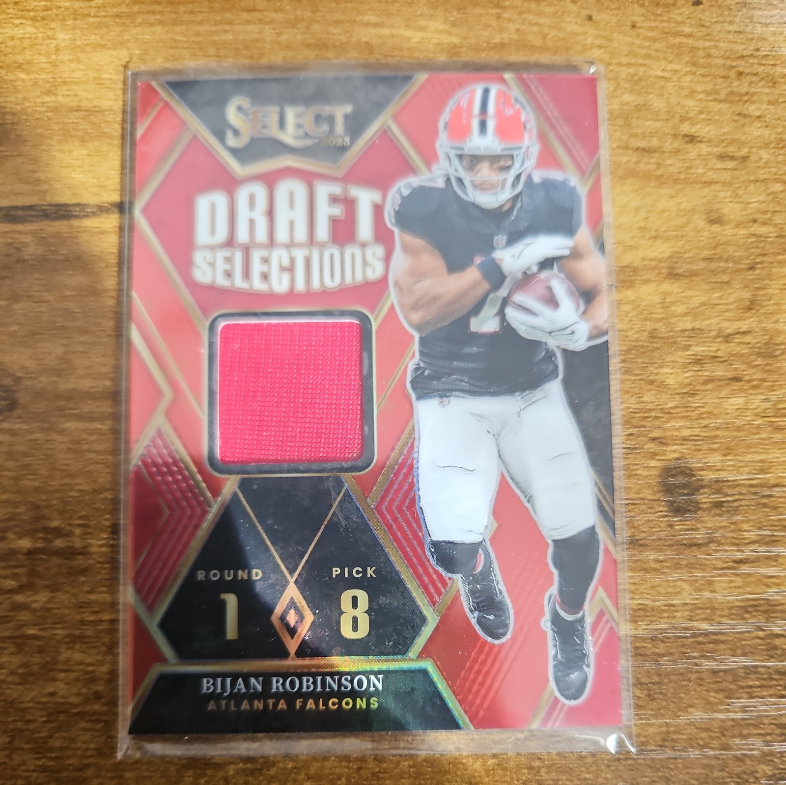 Bijan Robinson Panini Select Draft Picks Rookie Signatures #BRO Red