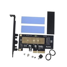 M.2 NVME SSD to PCIe 3.0/4.0 x4 Adapter with Aluminum Heatsink Solution