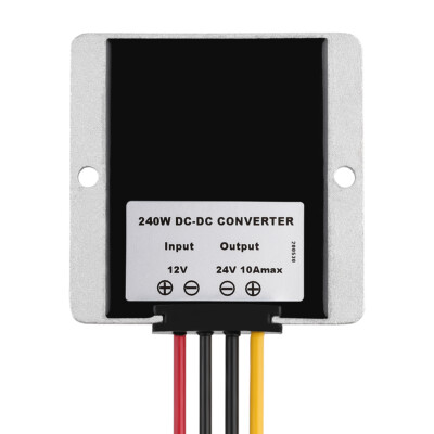 DC 12V Step Up to DC 24V 10A 240W Converter Booster Voltage Regulator Waterproof