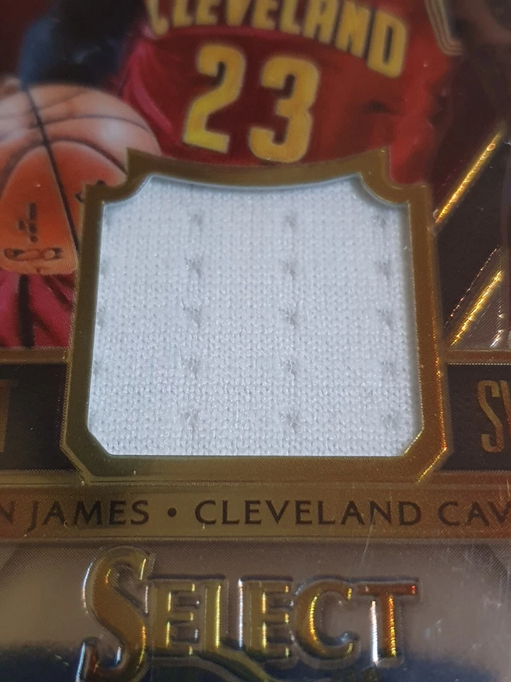 2014 Select Lebron James #PATCH /75 Game Worn Jersey Swatches - PSA 9 (POP 10) - Image 2 of 4