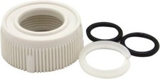 Dura Faucet White Hose Pipe Fitting For Df Pk210a Pk210s With O Rings