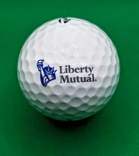 Liberty Mutual Insurance logo golf ball - Financial