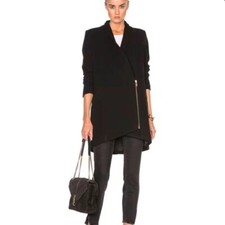 Mason Zipper Jacket In Black Size 2