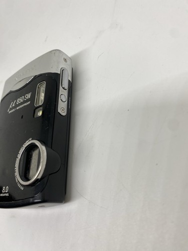 Olympus Mju850 Sw Waterproof Digital Camera 8.0MP Black Tested No Battrey - Picture 3 of 24