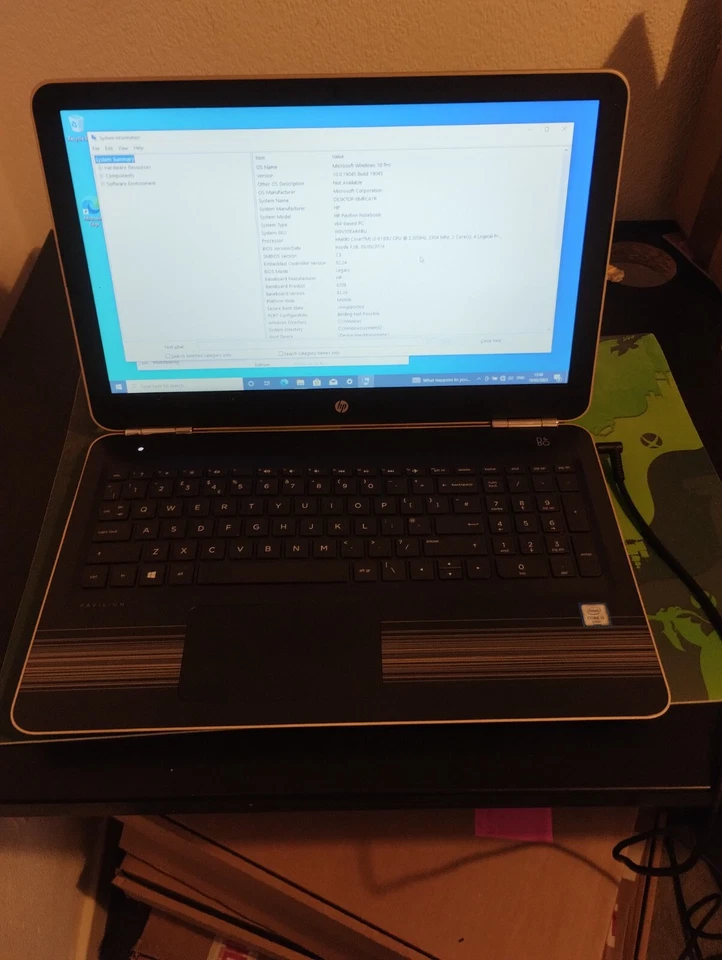 HP Pavilion 15-au068sa Intel i3-6100U 2.3GHZ 8GB RAM 120 GB SSD 15.6" Laptop - Image 3 of 4