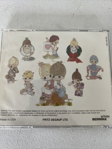 Bernina Embroidery Designs Card - Precious Moments - Artista 170 180 200 730 - Picture 2 of 2