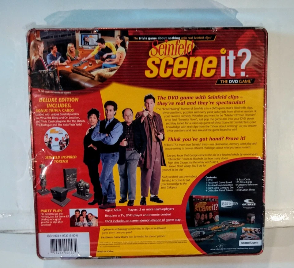 Seinfeld Scene It The DVD Game  Collectors Metal Tin Edition - Image 2 of 2