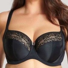 NWT Sculptresse by Panache Chi Chi 7695 Underwire Bra - Black