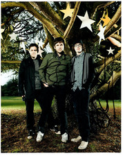 Scouting For Girls Signed 8 x 10 Photo by All 3 Band Members / Autographed