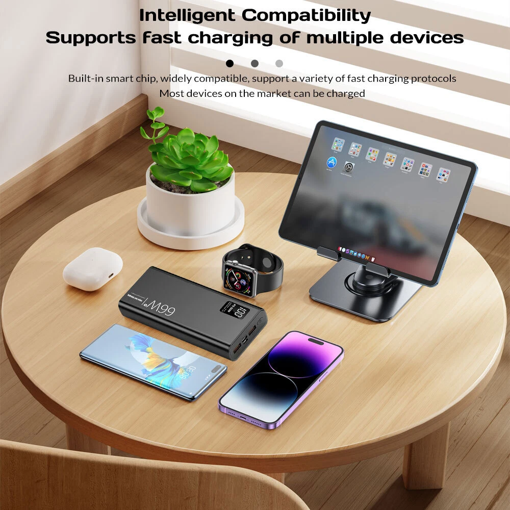 Power Bank 40000mAh 66W Charging Portable External Battery Backup For Cell Phone Power Bank 40000mAh 66W Charging Portable External Battery Backup For Cell Phone