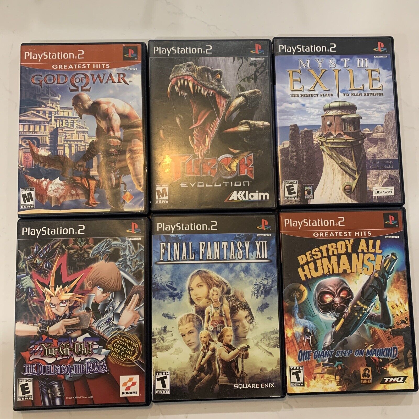 Sony Playstation 2 PS2 Games Lot Rogue Trooper & Destroy All Humans! 2  Tested