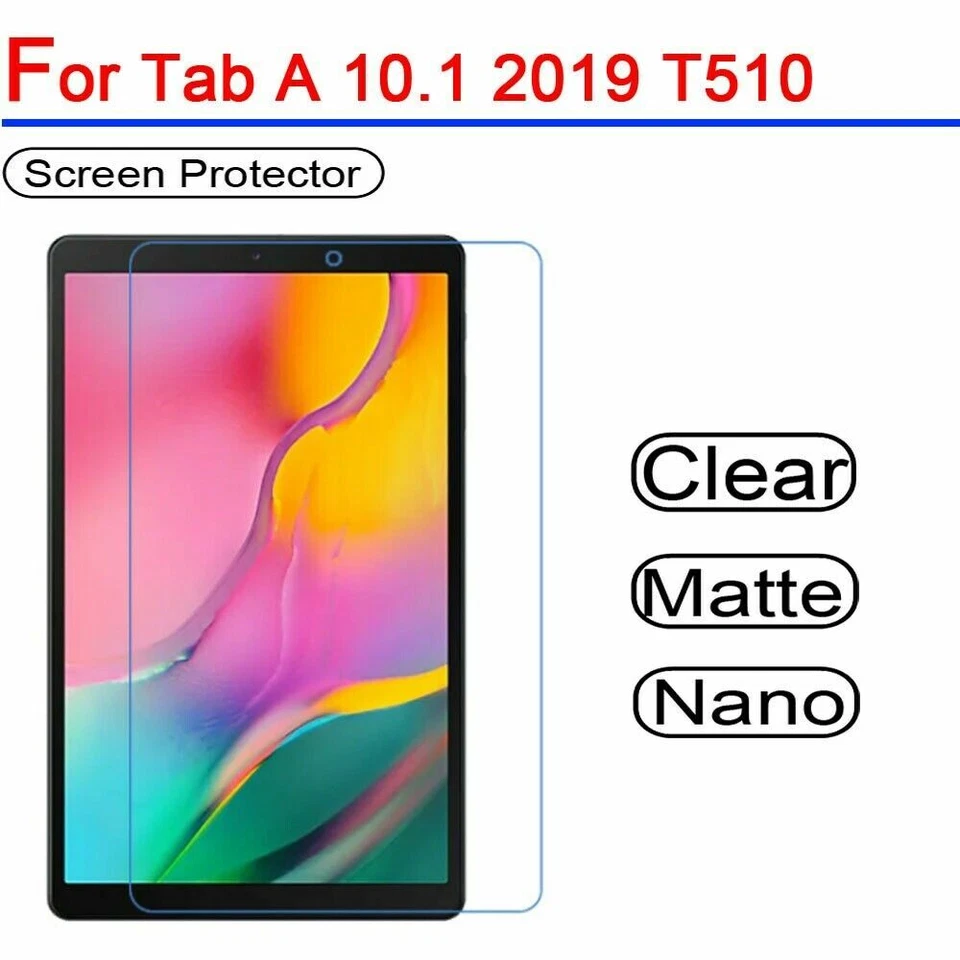 For Samsung Galaxy TAB A 10.1 SM-T510 SM-T515 Tempered Glass Screen Protector - Image 2 of 4